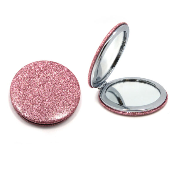 Glitter-Covered Compact Mirror