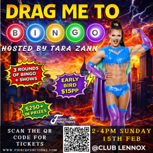 Drag Bingo with Tara Zann | 15th Feb Club Lennox Sports