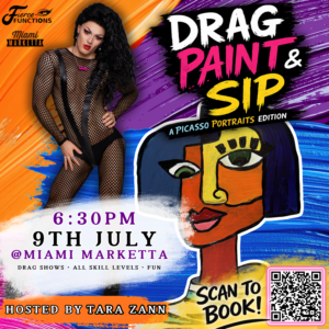 Drag Paint and Sip 9th July 2026 Gold Coast